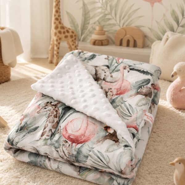 Couverture bébé molletonnée