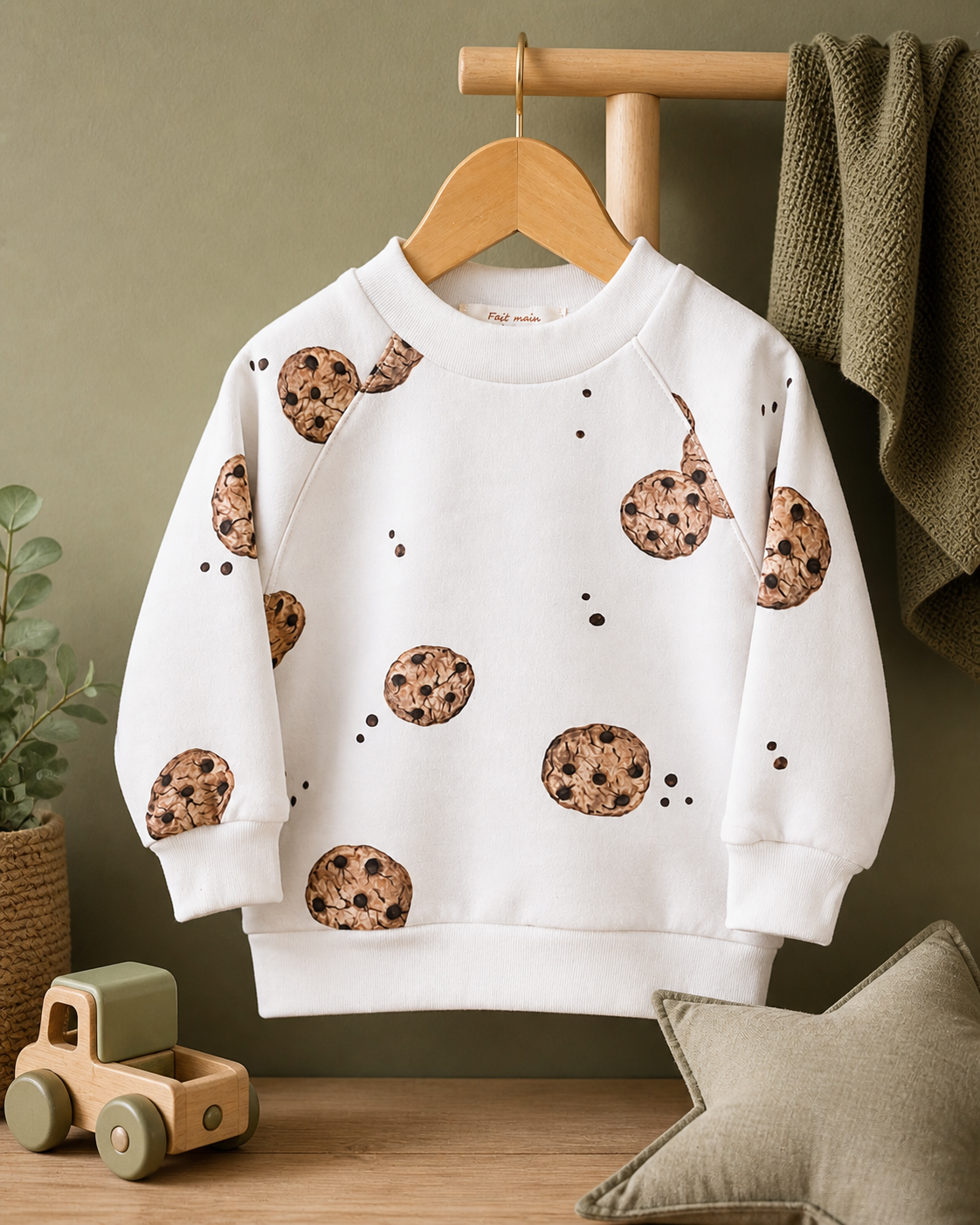 Sweat manche raglan