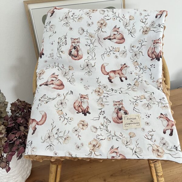 Couverture bébé molletonnée