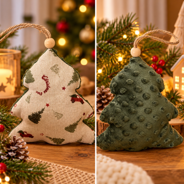 Sapin de Noël en tissu
