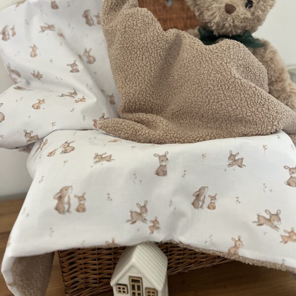 Couverture bébé molletonnée