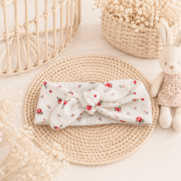 Bandeau bébé en gaze de coton