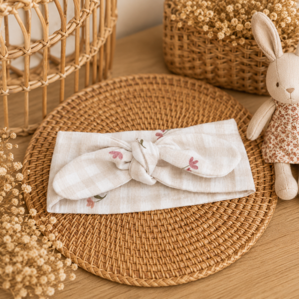 Bandeau bébé gaze de coton