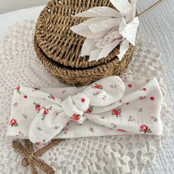 Bandeau bébé en gaze de coton