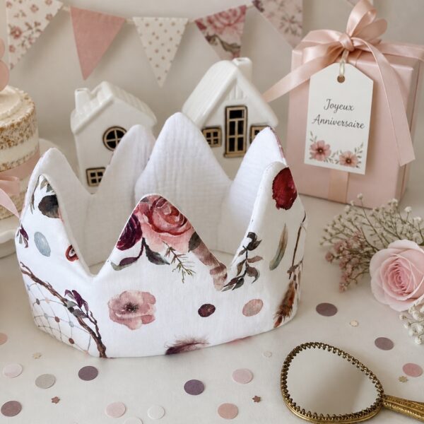 Couronne enfant en tissu