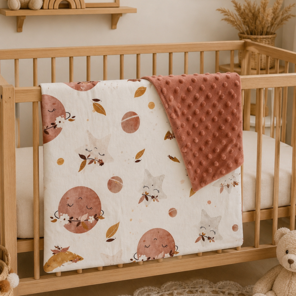 Couverture bébé molletonnée