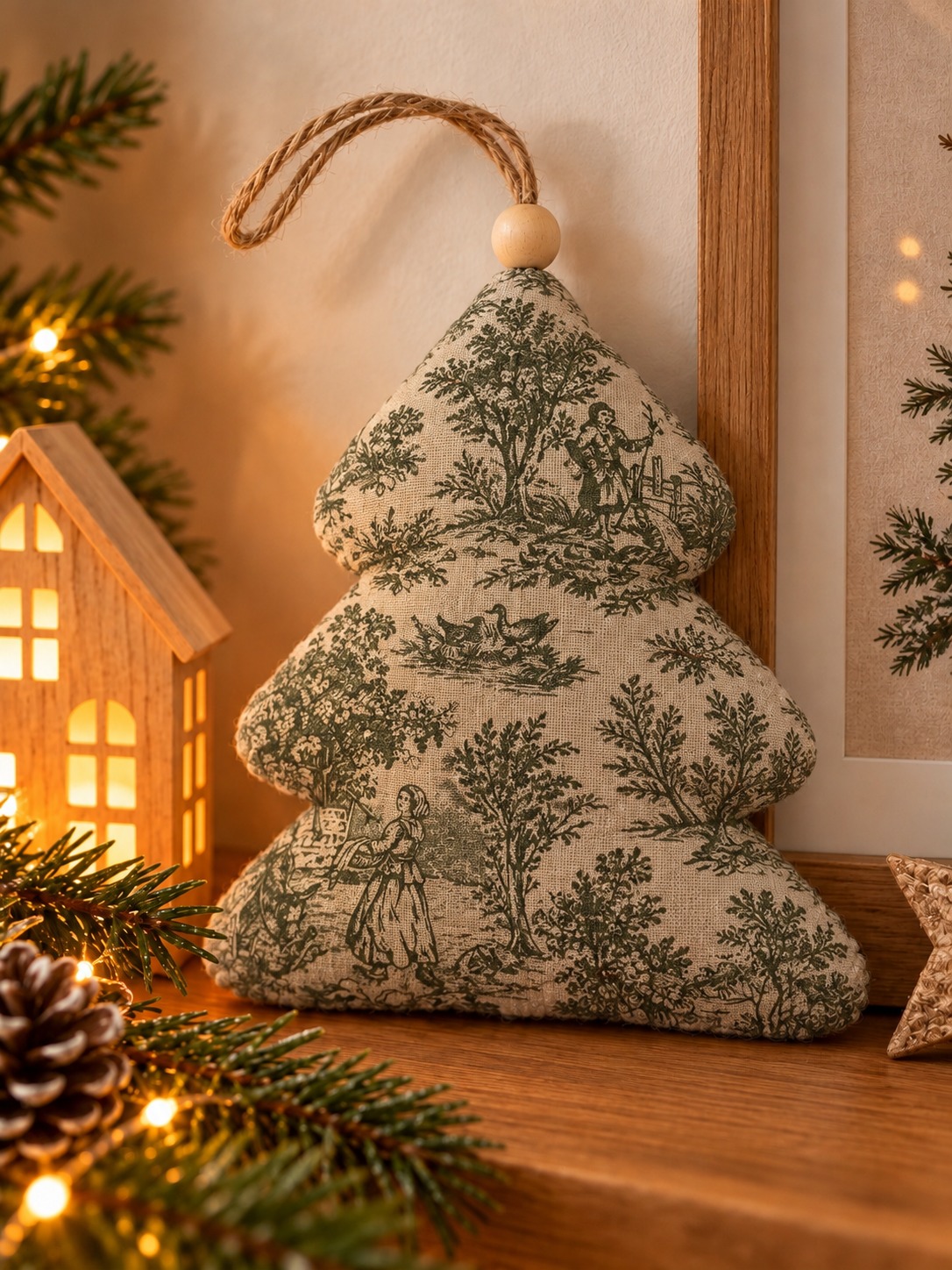 Sapin de Noël en tissu